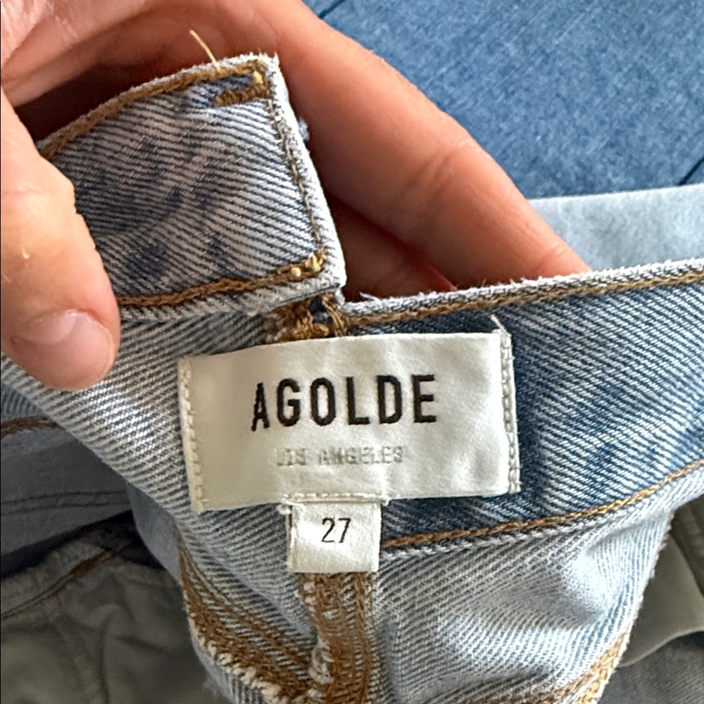 Agolde Crisscross Jeans Size 27 - Picture 2 of 6